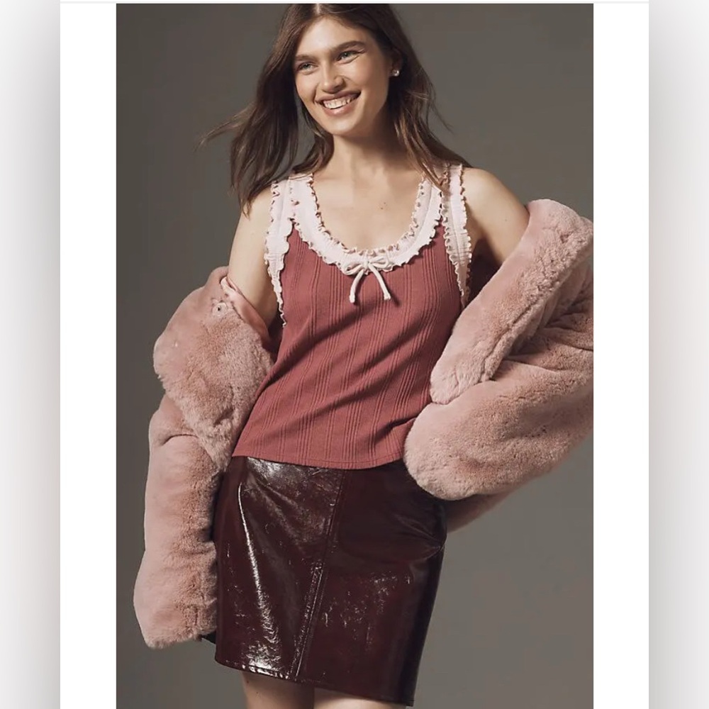 Maeve Ruffled Tie-Neck Tank - Picture 4 of 4